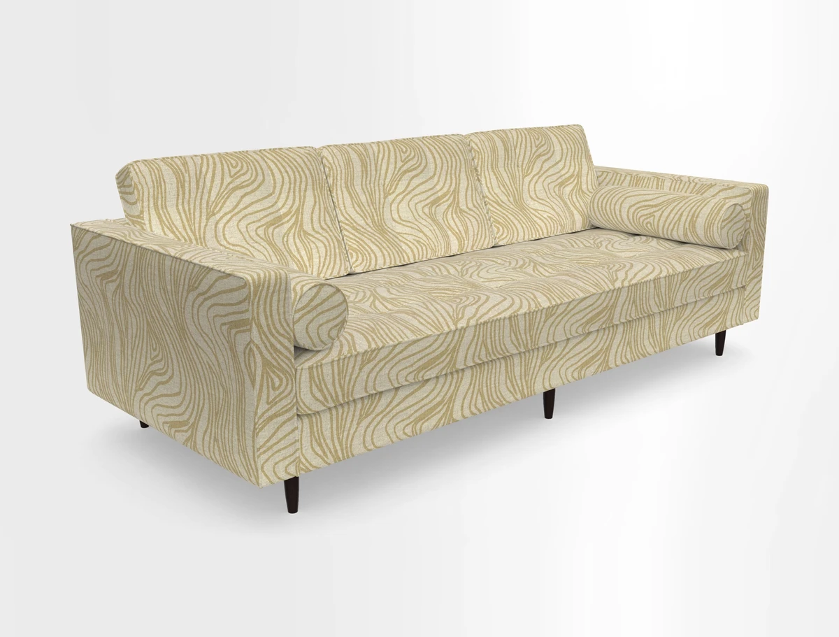 Marylebone 3 Seater Sofa in Clever Tough And Eco Velvet Indigo
