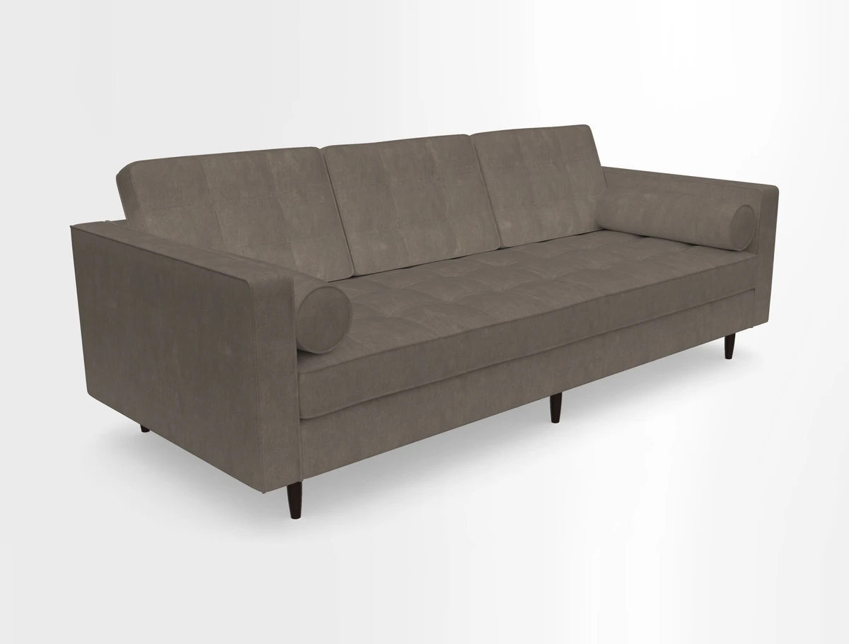 Marylebone 3 Seater Sofa in Clever Tough And Eco Velvet Indigo