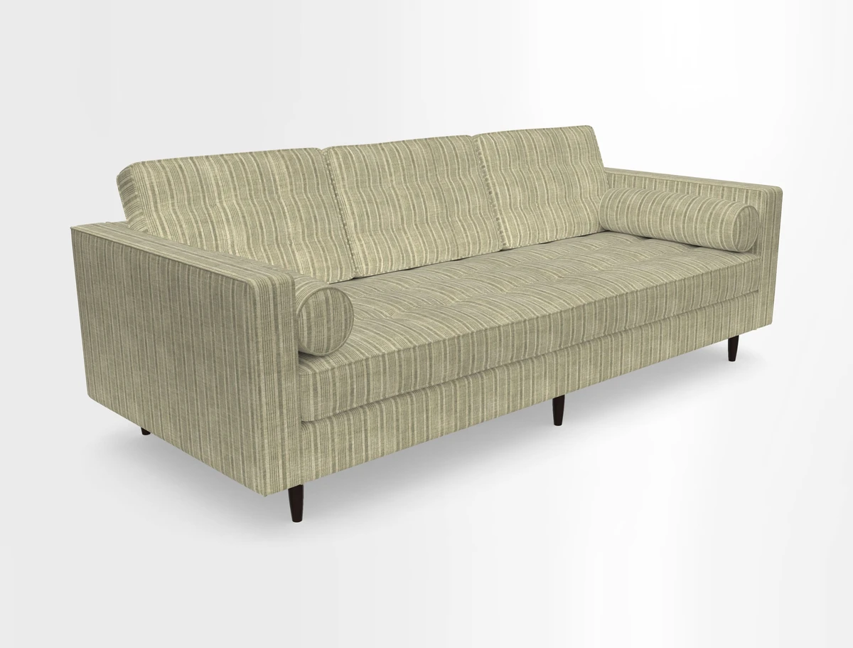 Marylebone 3 Seater Sofa in Clever Tough And Eco Velvet Indigo