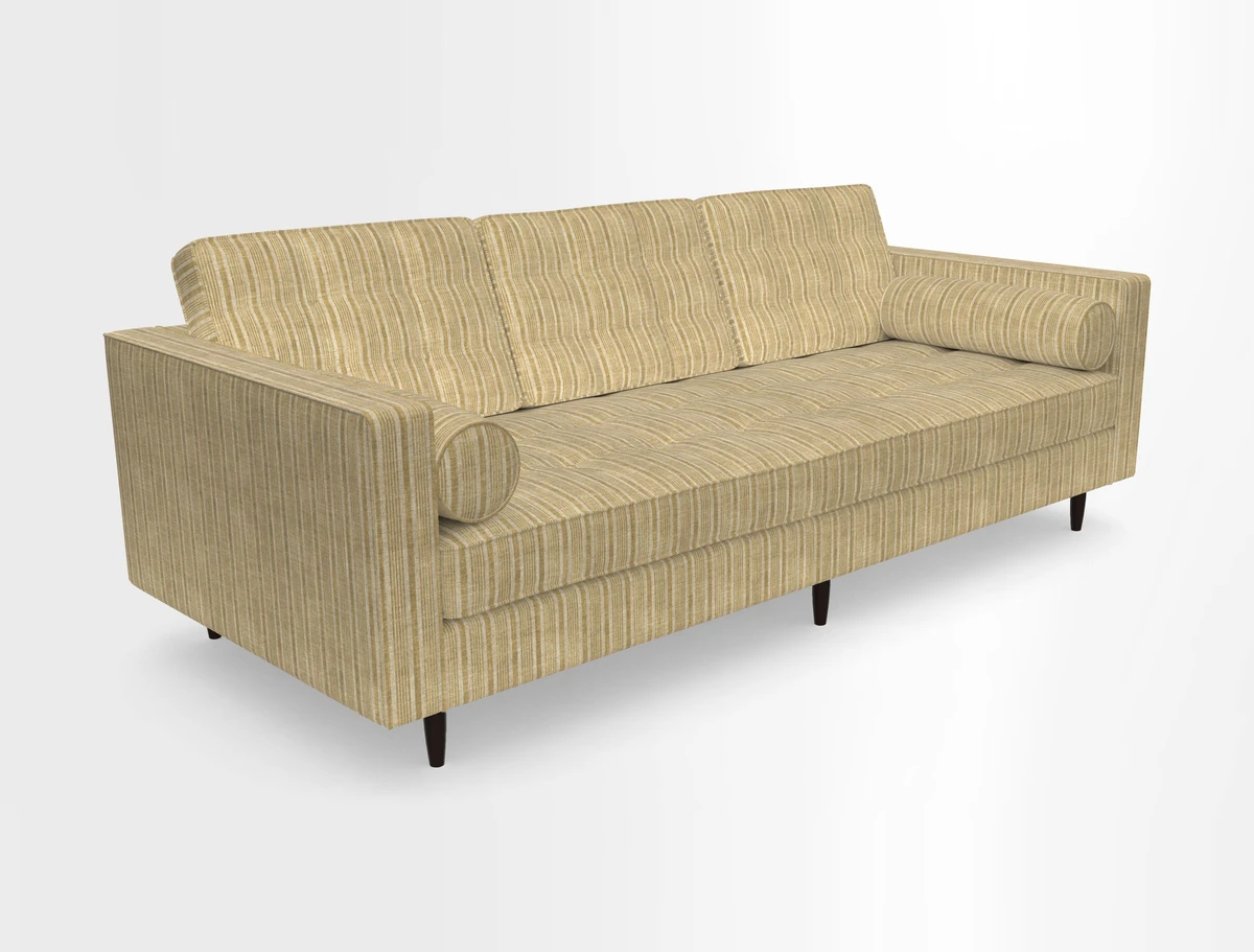 Marylebone 3 Seater Sofa in Clever Tough And Eco Velvet Indigo