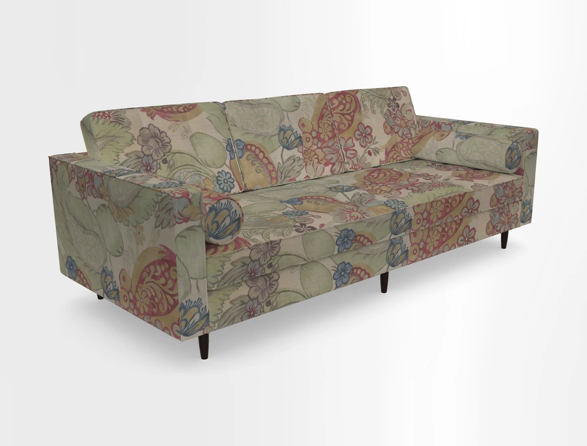 Marylebone 3 Seater Sofa in Clever Tough And Eco Velvet Indigo