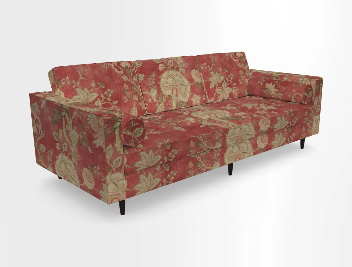 Marylebone 3 Seater Sofa in Clever Tough And Eco Velvet Indigo