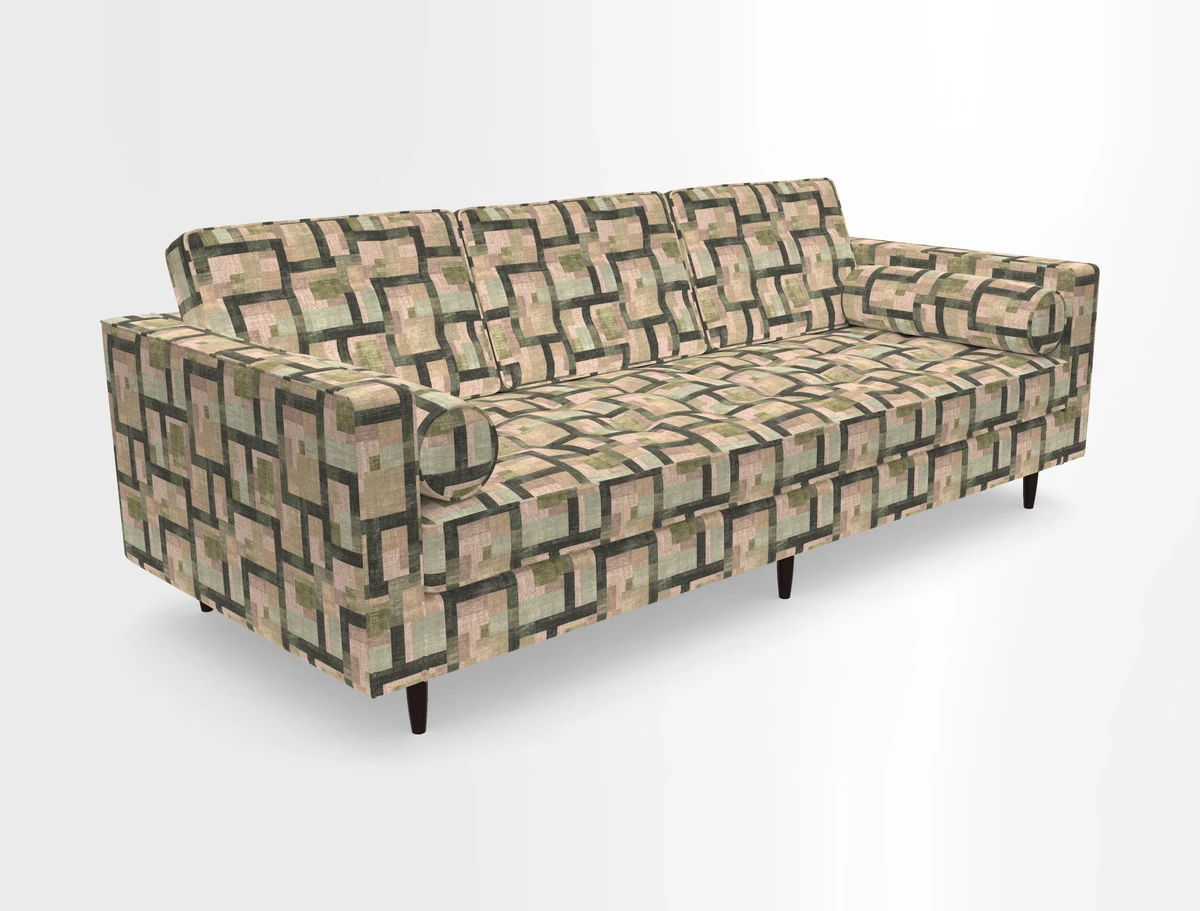 Marylebone 3 Seater Sofa in Clever Tough And Eco Velvet Indigo