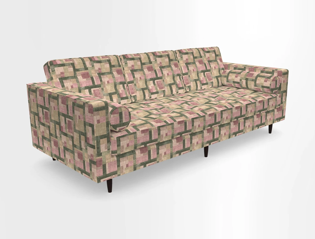 Marylebone 3 Seater Sofa in Clever Tough And Eco Velvet Indigo