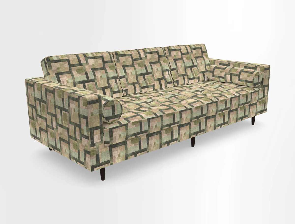 Marylebone 3 Seater Sofa in Clever Tough And Eco Velvet Indigo