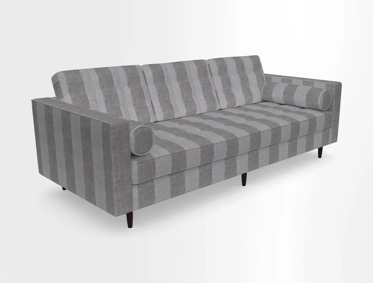 Marylebone 3 Seater Sofa in Clever Tough And Eco Velvet Indigo
