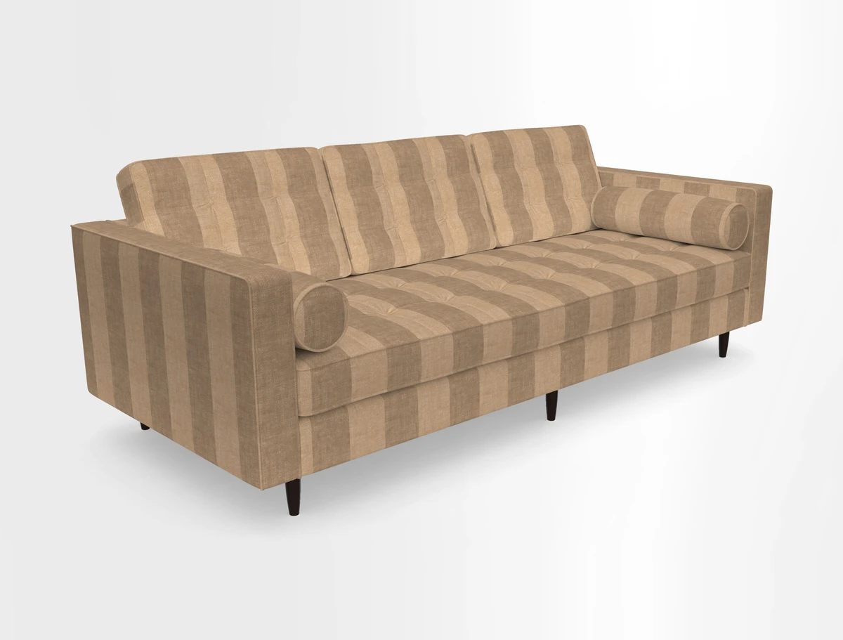 Marylebone 3 Seater Sofa in Clever Tough And Eco Velvet Indigo