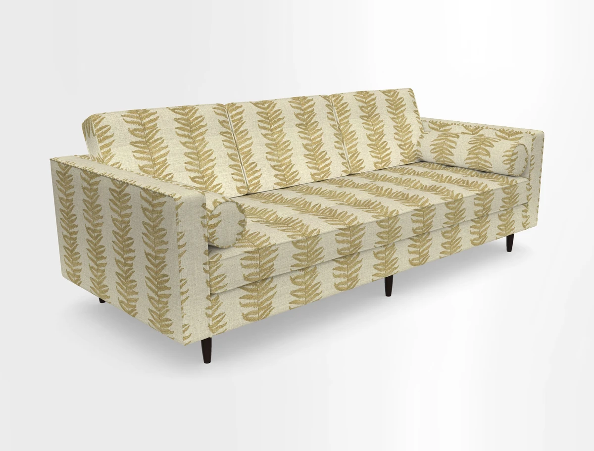 Marylebone 3 Seater Sofa in Clever Tough And Eco Velvet Indigo