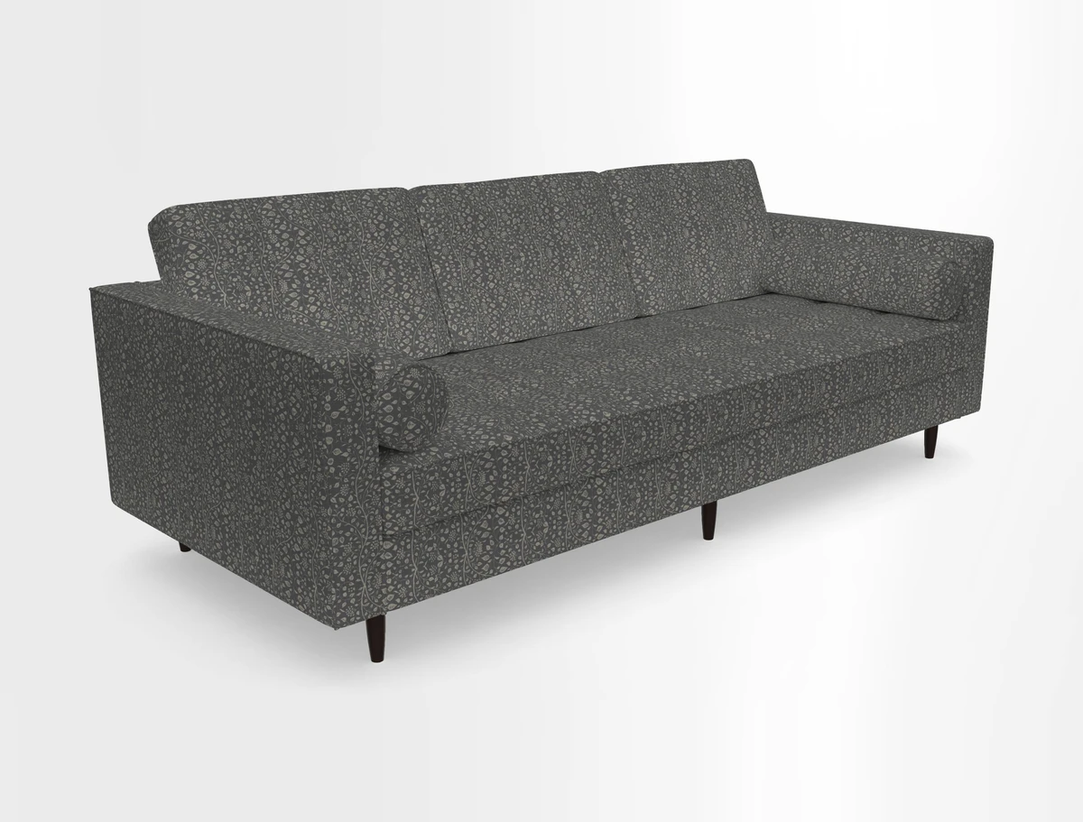 Marylebone 3 Seater Sofa in Clever Tough And Eco Velvet Indigo