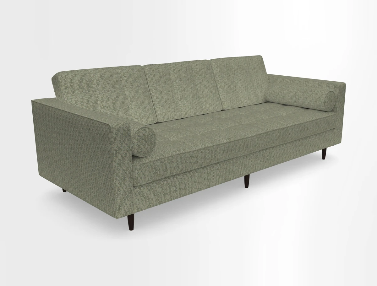 Marylebone 3 Seater Sofa in Clever Tough And Eco Velvet Indigo