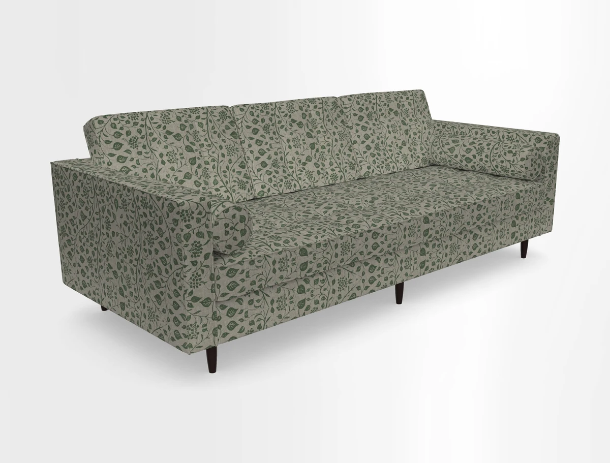 Marylebone 3 Seater Sofa in Clever Tough And Eco Velvet Indigo