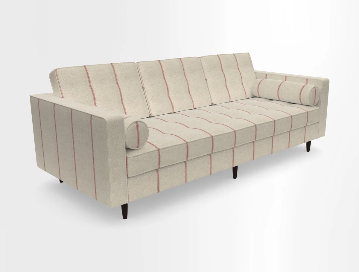 Marylebone 3 Seater Sofa in Clever Tough And Eco Velvet Indigo