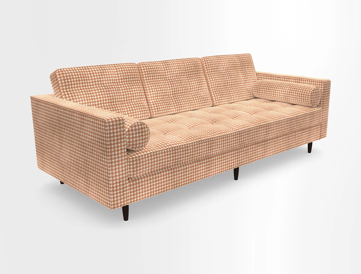 Marylebone 3 Seater Sofa in Clever Tough And Eco Velvet Indigo