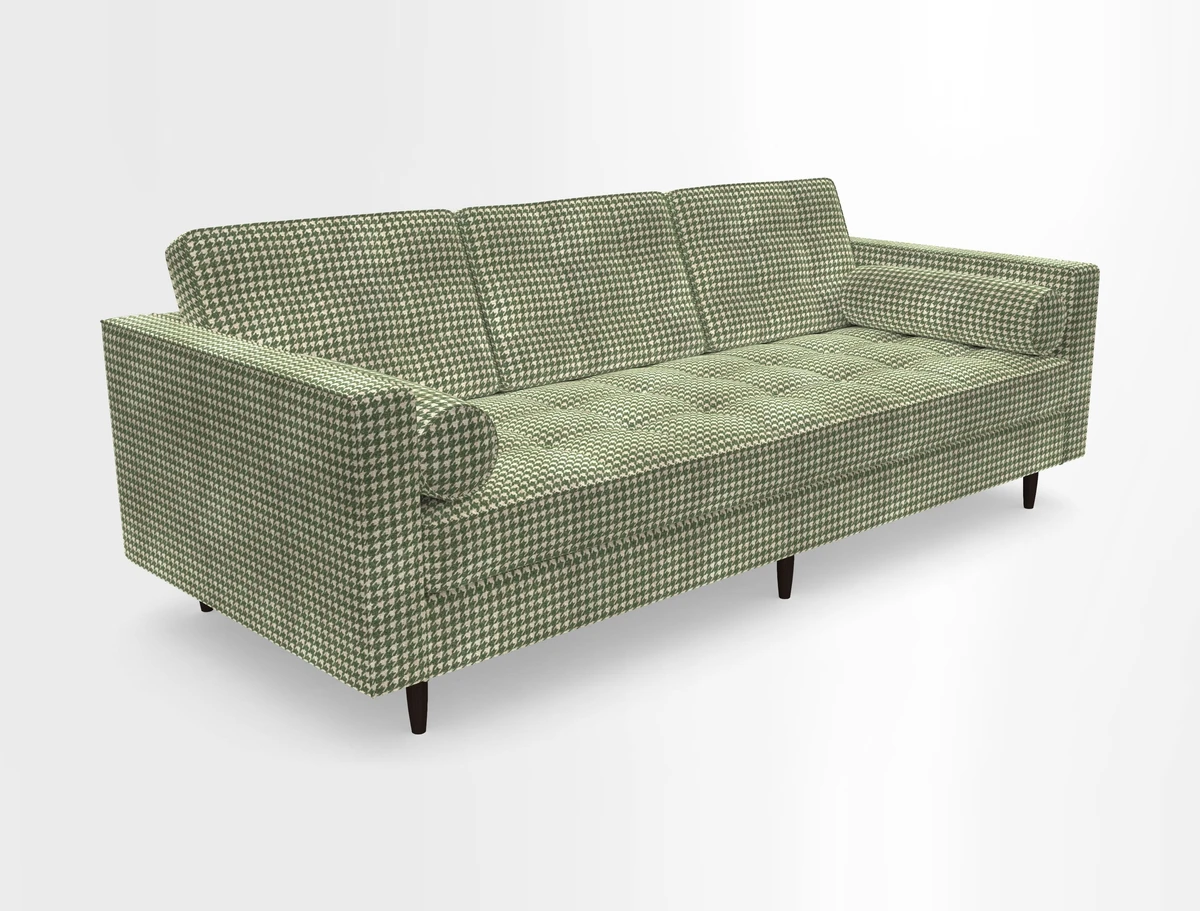 Marylebone 3 Seater Sofa in Clever Tough And Eco Velvet Indigo