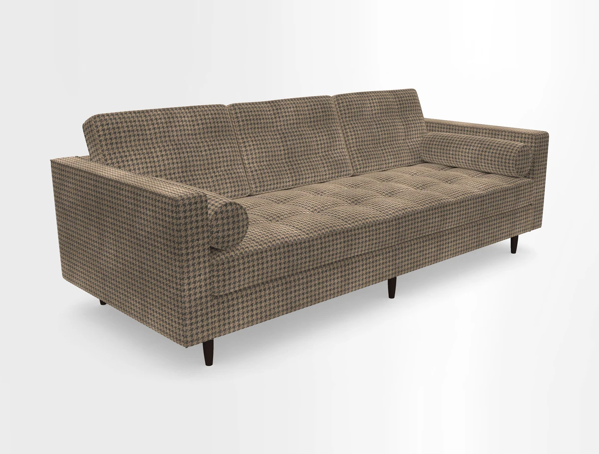 Marylebone 3 Seater Sofa in Clever Tough And Eco Velvet Indigo