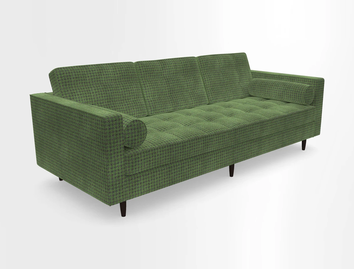 Marylebone 3 Seater Sofa in Clever Tough And Eco Velvet Indigo