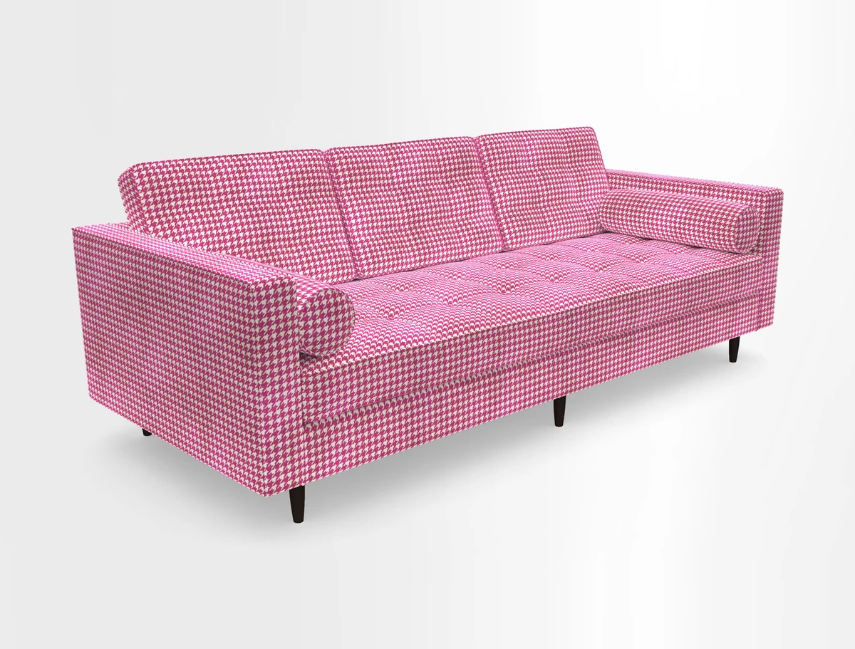 Marylebone 3 Seater Sofa in Clever Tough And Eco Velvet Indigo