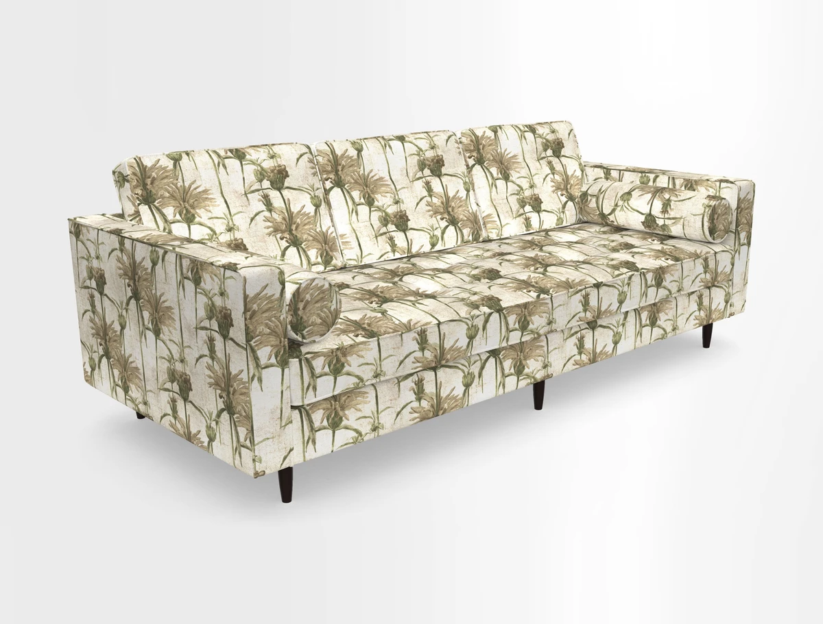 Marylebone 3 Seater Sofa in Clever Tough And Eco Velvet Indigo