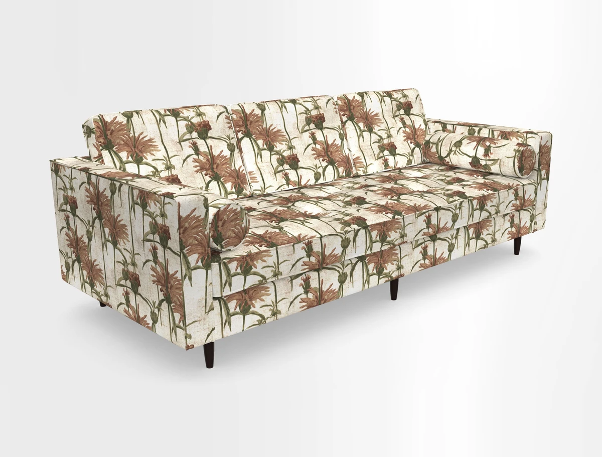 Marylebone 3 Seater Sofa in Clever Tough And Eco Velvet Indigo