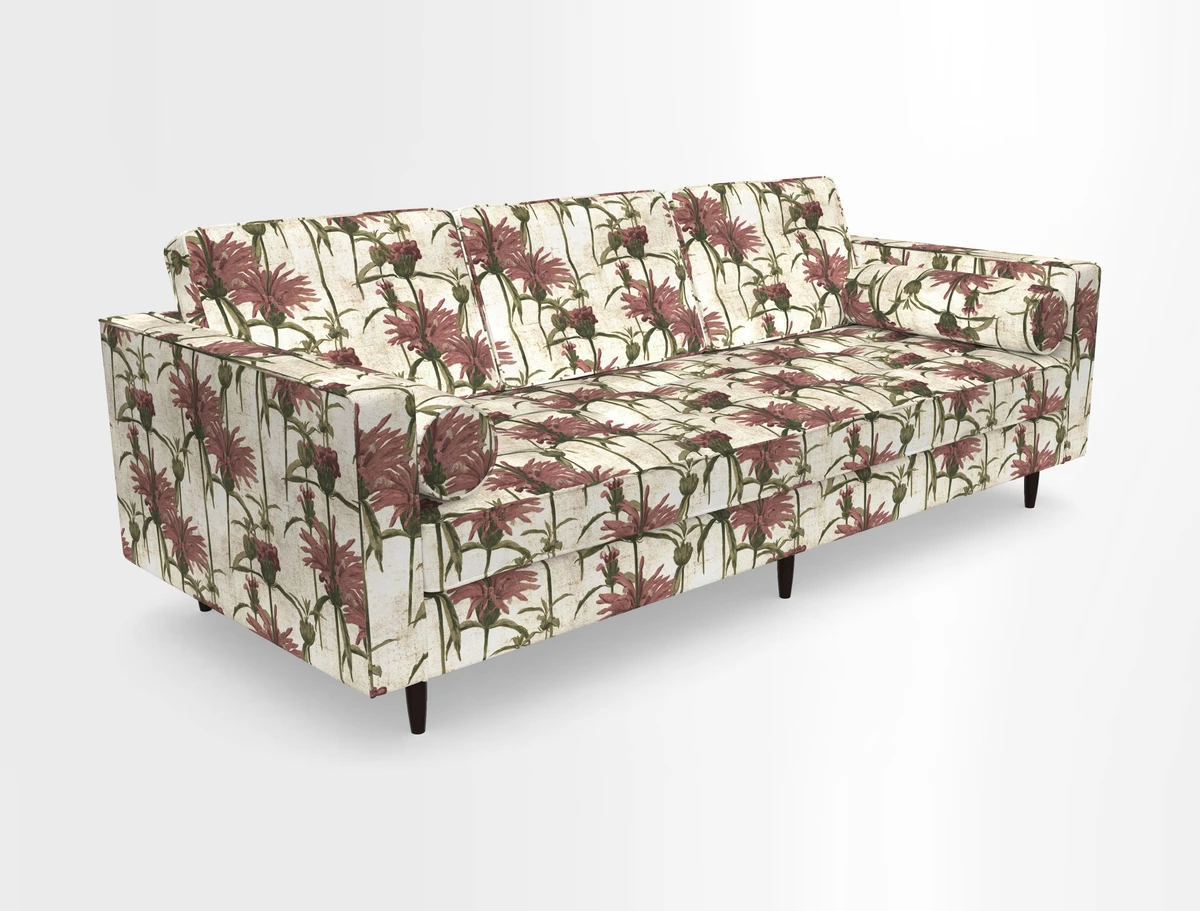 Marylebone 3 Seater Sofa in Clever Tough And Eco Velvet Indigo