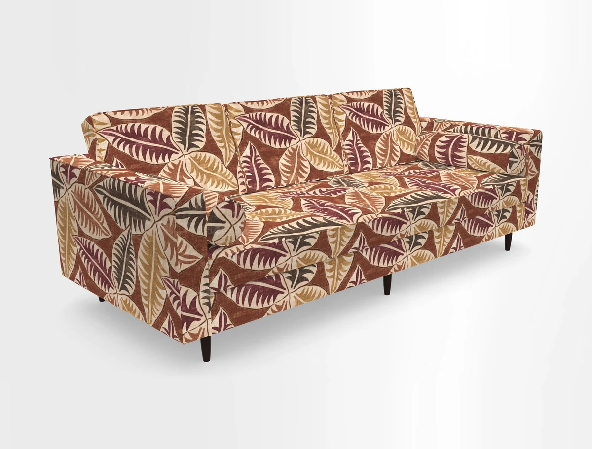 Marylebone 3 Seater Sofa in Clever Tough And Eco Velvet Indigo