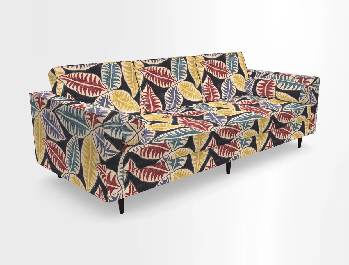 Marylebone 3 Seater Sofa in Clever Tough And Eco Velvet Indigo