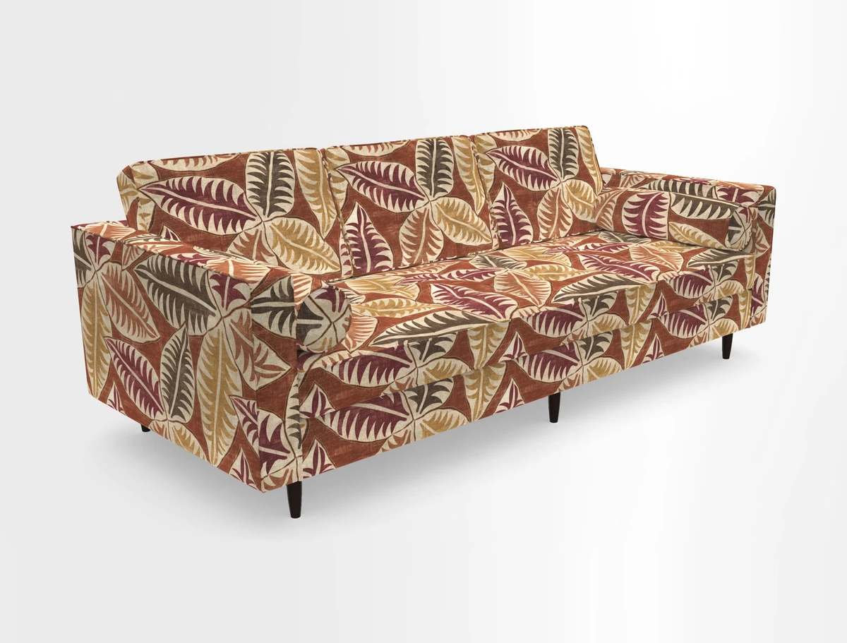 Marylebone 3 Seater Sofa in Clever Tough And Eco Velvet Indigo