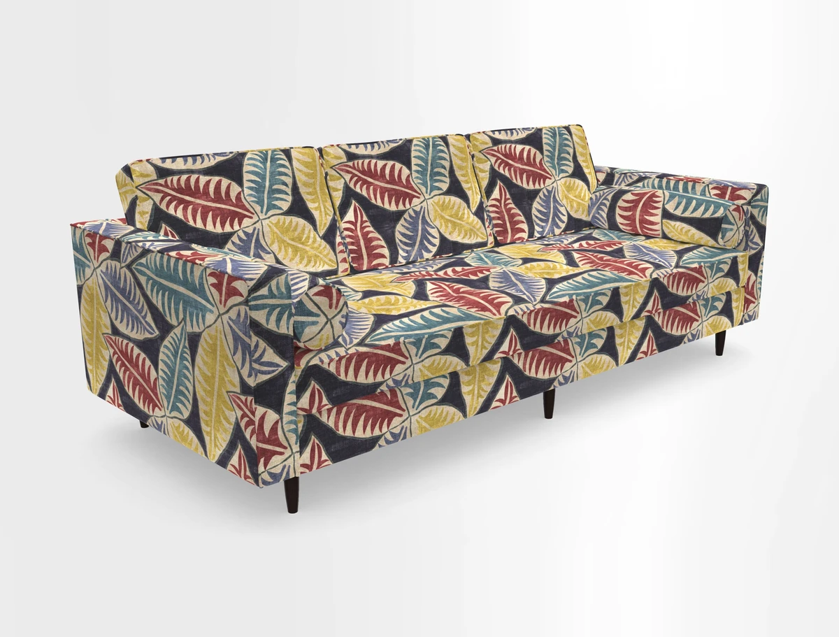 Marylebone 3 Seater Sofa in Clever Tough And Eco Velvet Indigo