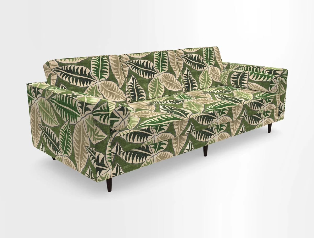 Marylebone 3 Seater Sofa in Clever Tough And Eco Velvet Indigo