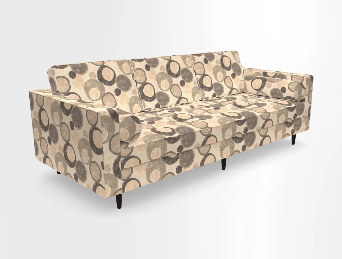 Marylebone 3 Seater Sofa in Clever Tough And Eco Velvet Indigo