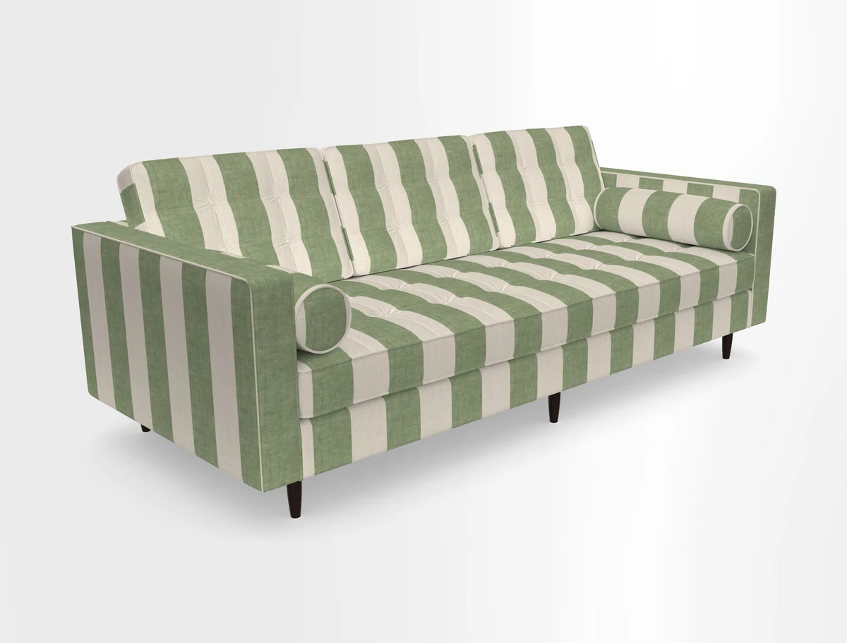 Marylebone 3 Seater Sofa in Clever Tough And Eco Velvet Indigo