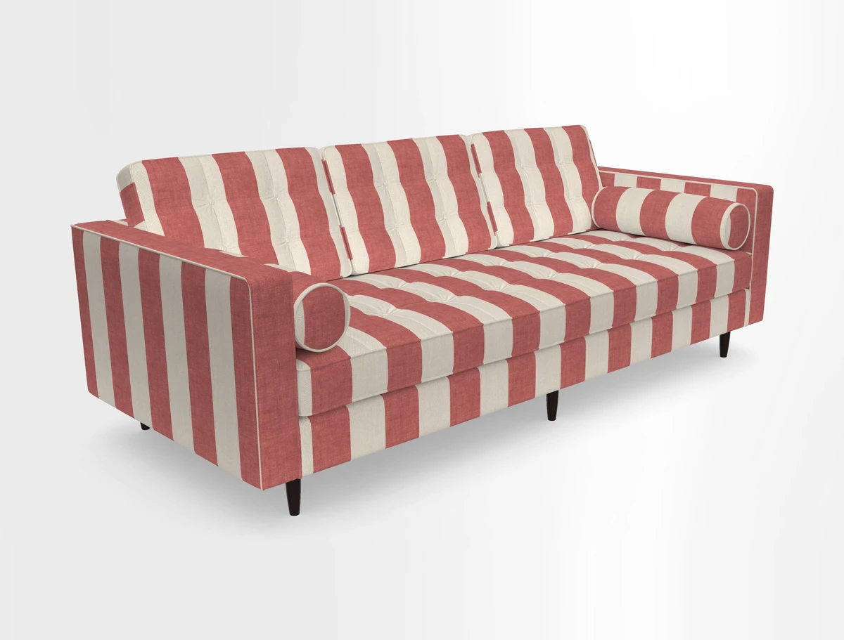 Marylebone 3 Seater Sofa in Clever Tough And Eco Velvet Indigo