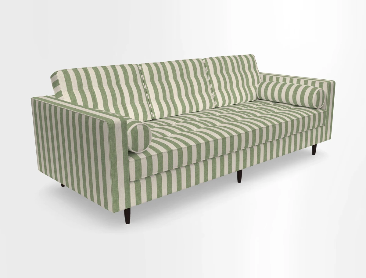 Marylebone 3 Seater Sofa in Clever Tough And Eco Velvet Indigo