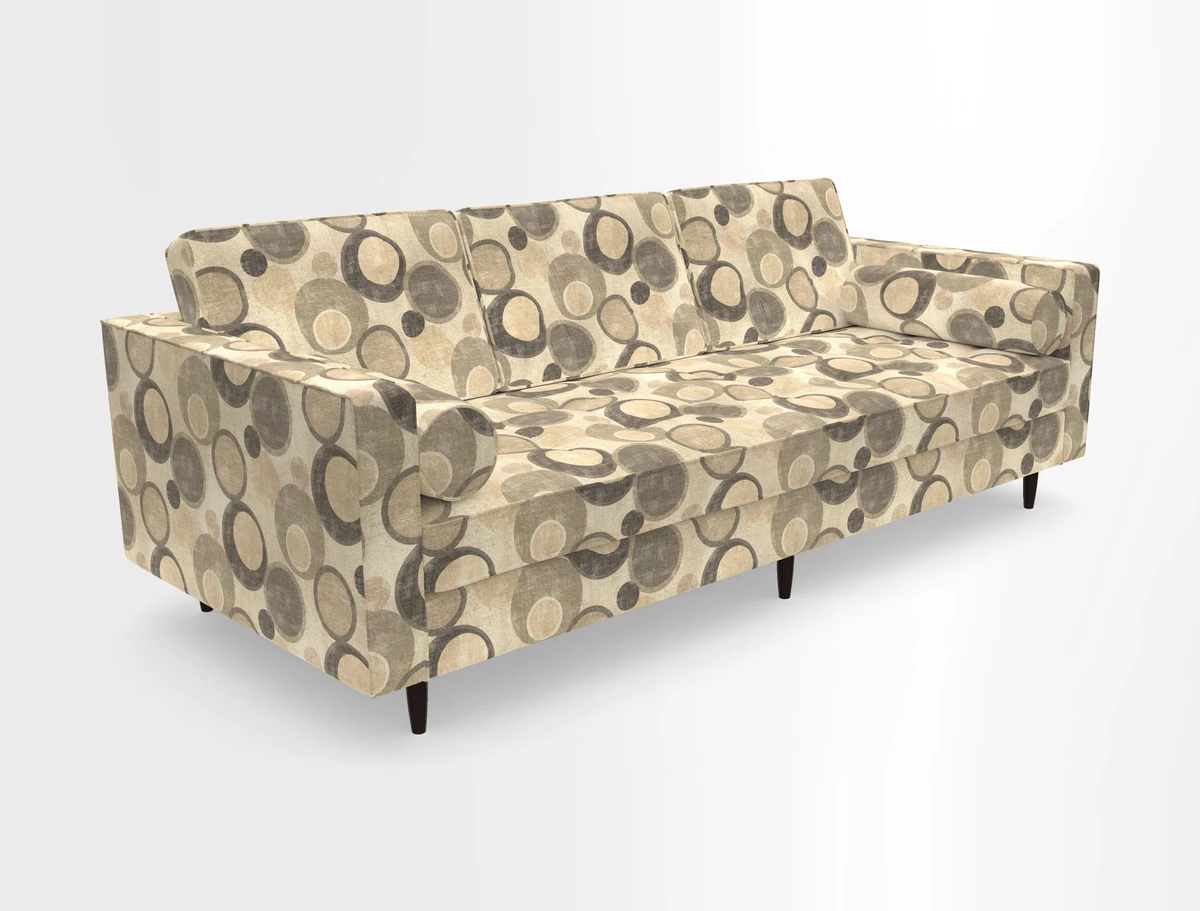 Marylebone 3 Seater Sofa in Clever Tough And Eco Velvet Indigo