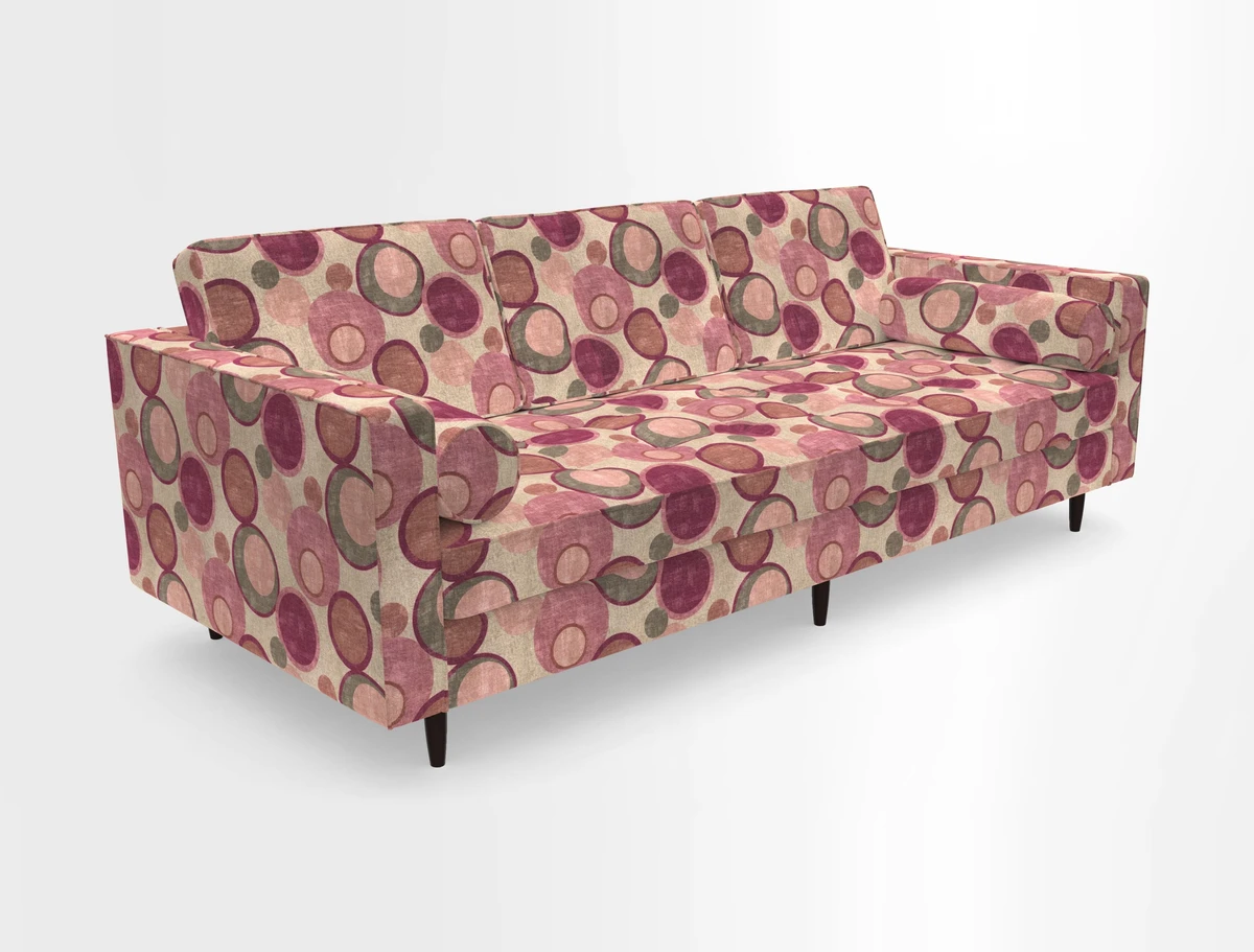Marylebone 3 Seater Sofa in Clever Tough And Eco Velvet Indigo
