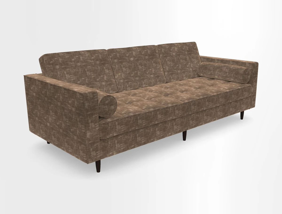 Marylebone 3 Seater Sofa in Clever Tough And Eco Velvet Indigo