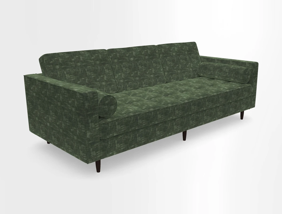 Marylebone 3 Seater Sofa in Clever Tough And Eco Velvet Indigo