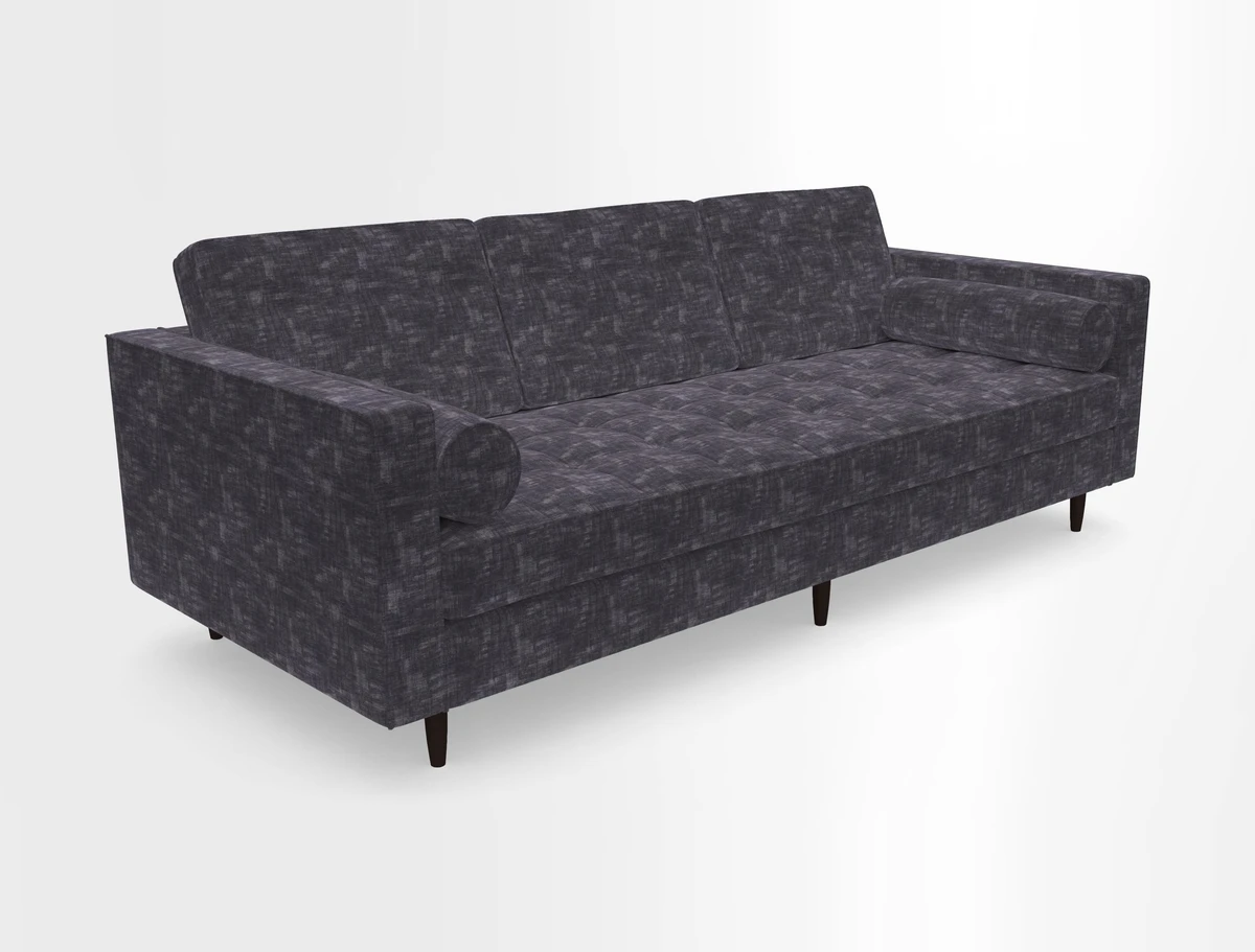 Marylebone 3 Seater Sofa in Clever Tough And Eco Velvet Indigo