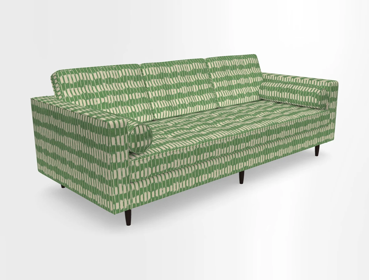 Marylebone 3 Seater Sofa in Clever Tough And Eco Velvet Indigo