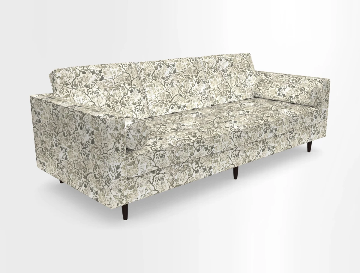 Marylebone 3 Seater Sofa in Clever Tough And Eco Velvet Indigo