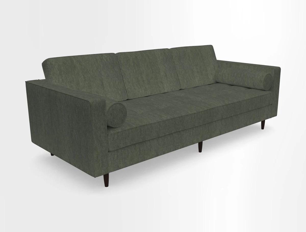 Marylebone 3 Seater Sofa in Clever Tough And Eco Velvet Indigo