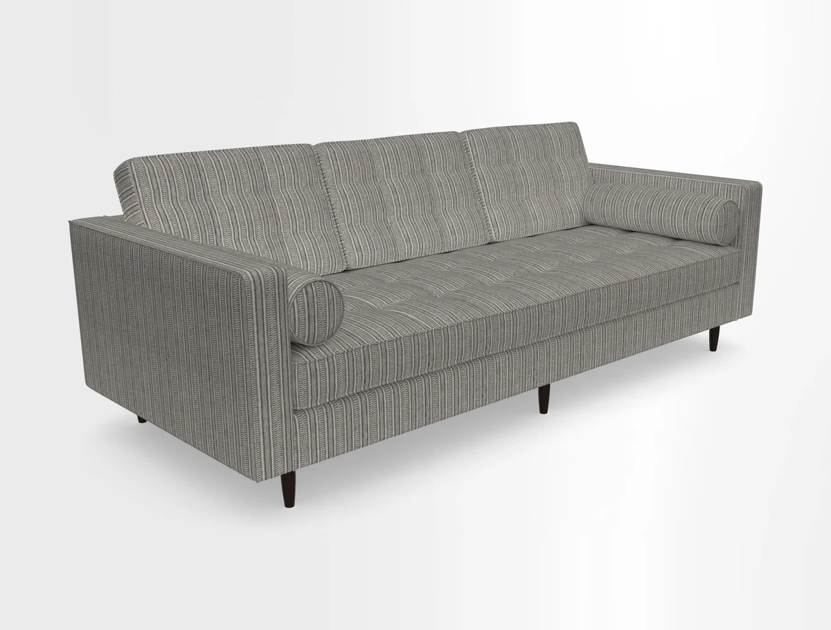 Marylebone 3 Seater Sofa in Clever Tough And Eco Velvet Indigo
