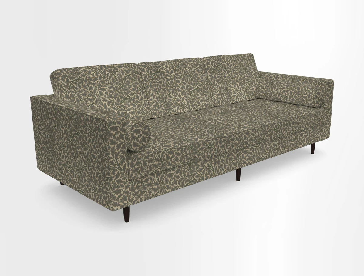 Marylebone 3 Seater Sofa in Clever Tough And Eco Velvet Indigo