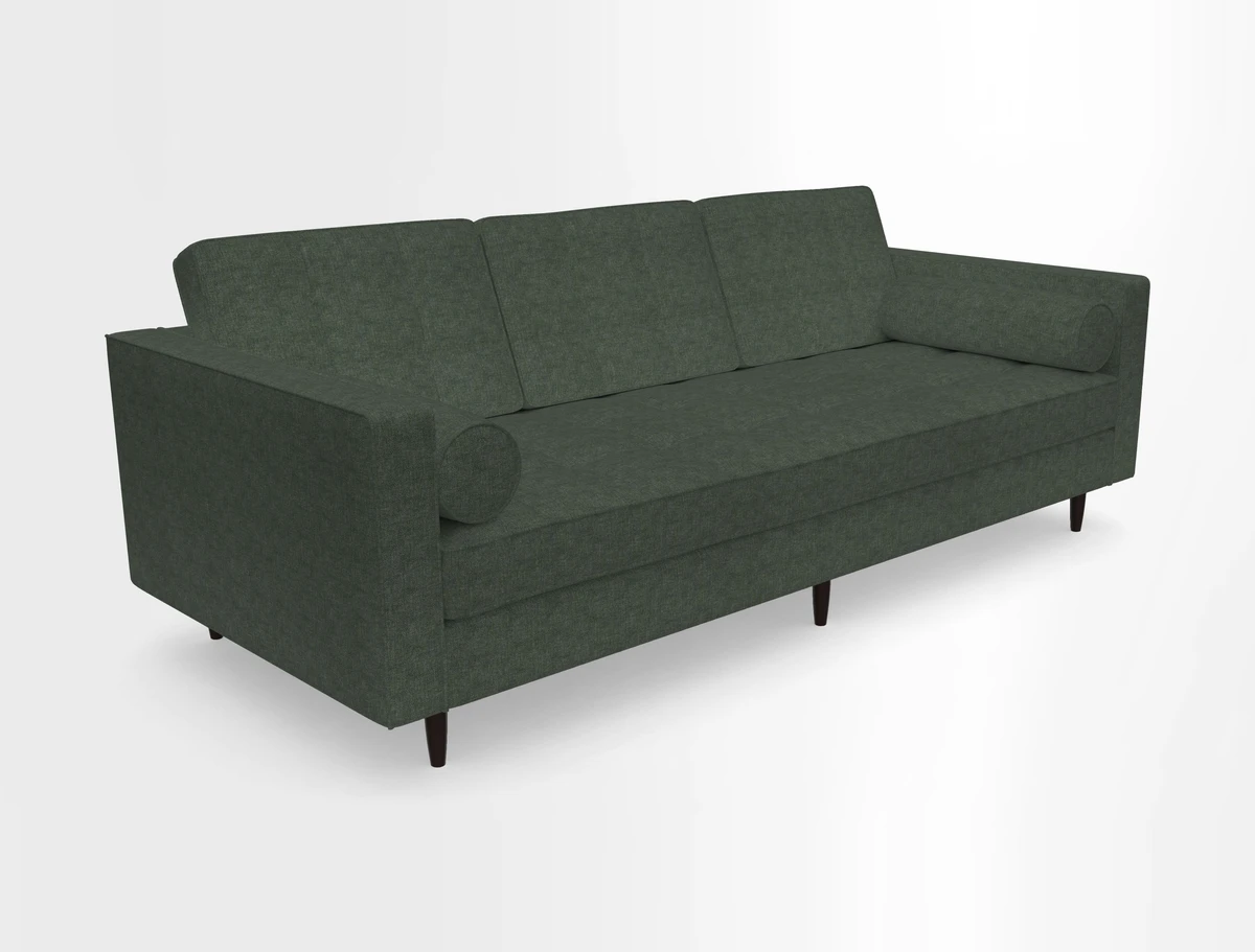 Marylebone 3 Seater Sofa in Clever Tough And Eco Velvet Indigo