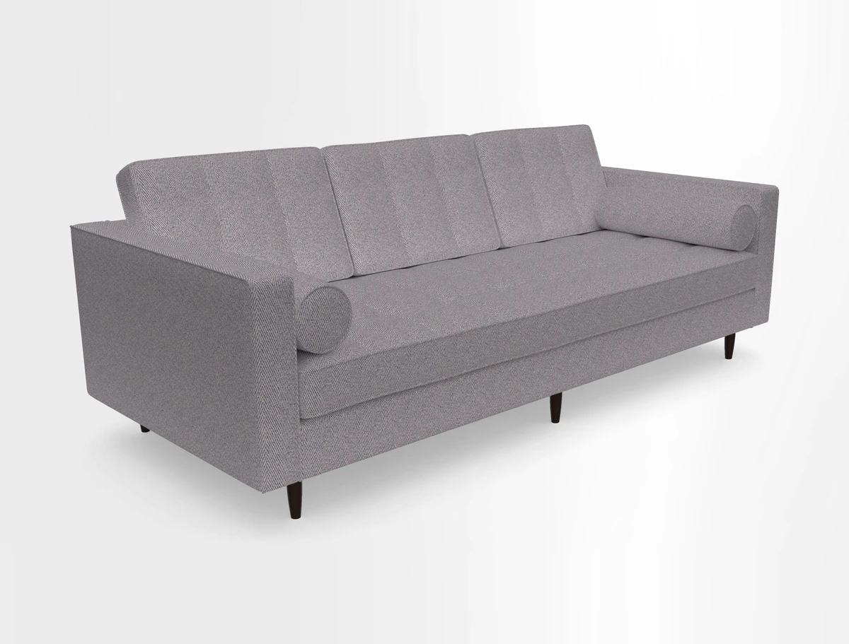 Marylebone 3 Seater Sofa in Clever Tough And Eco Velvet Indigo