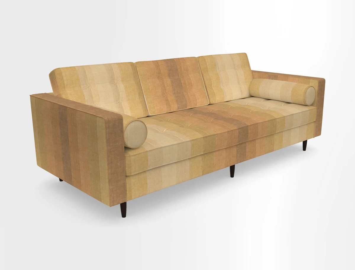 Marylebone 3 Seater Sofa in Clever Tough And Eco Velvet Indigo