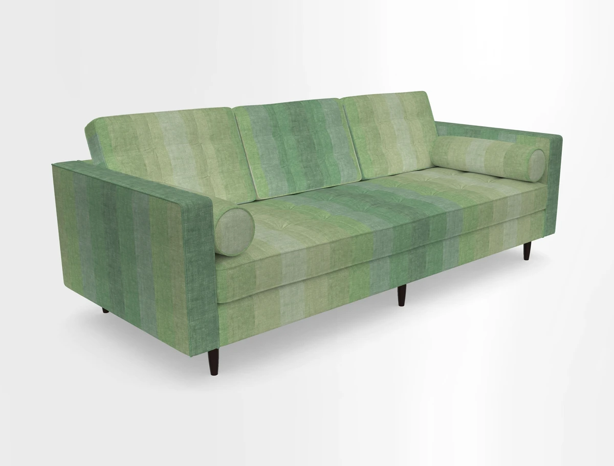 Marylebone 3 Seater Sofa in Clever Tough And Eco Velvet Indigo