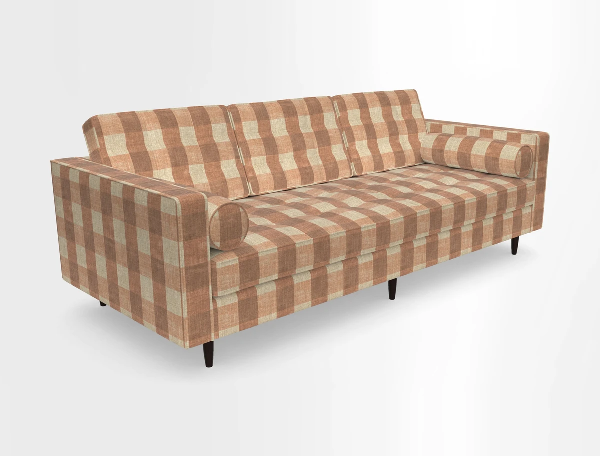 Marylebone 3 Seater Sofa in Clever Tough And Eco Velvet Indigo