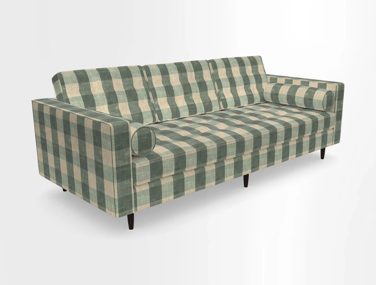 Marylebone 3 Seater Sofa in Clever Tough And Eco Velvet Indigo