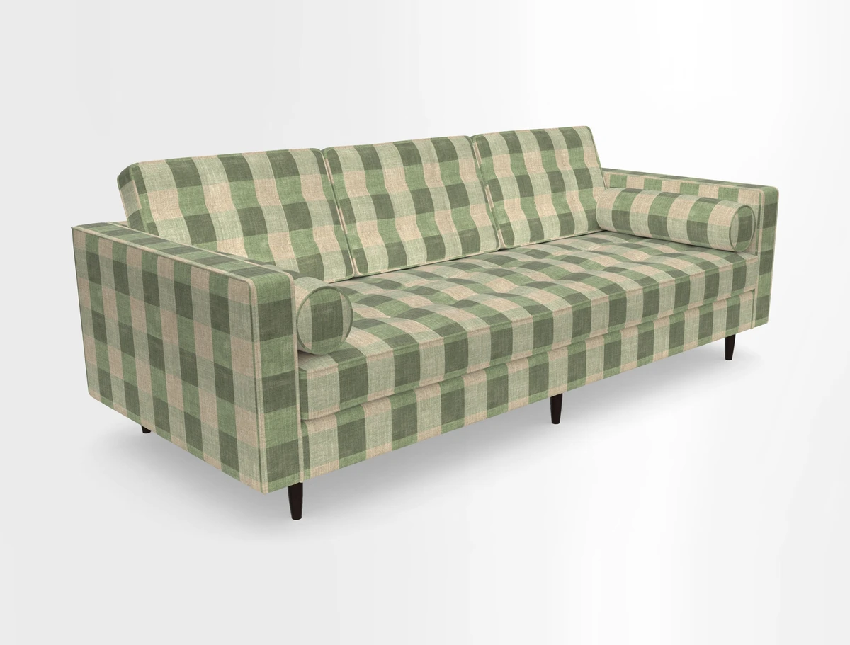 Marylebone 3 Seater Sofa in Clever Tough And Eco Velvet Indigo